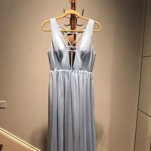 Fame & Partners floor-length formal dress